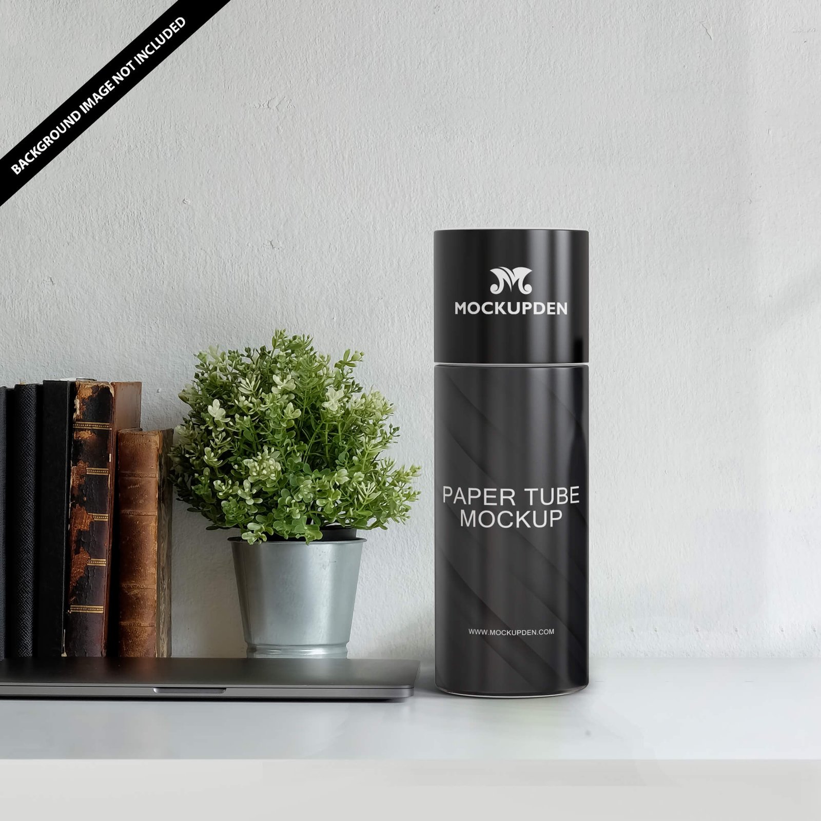 Free Paper Tube Packaging Mockup PSD Template