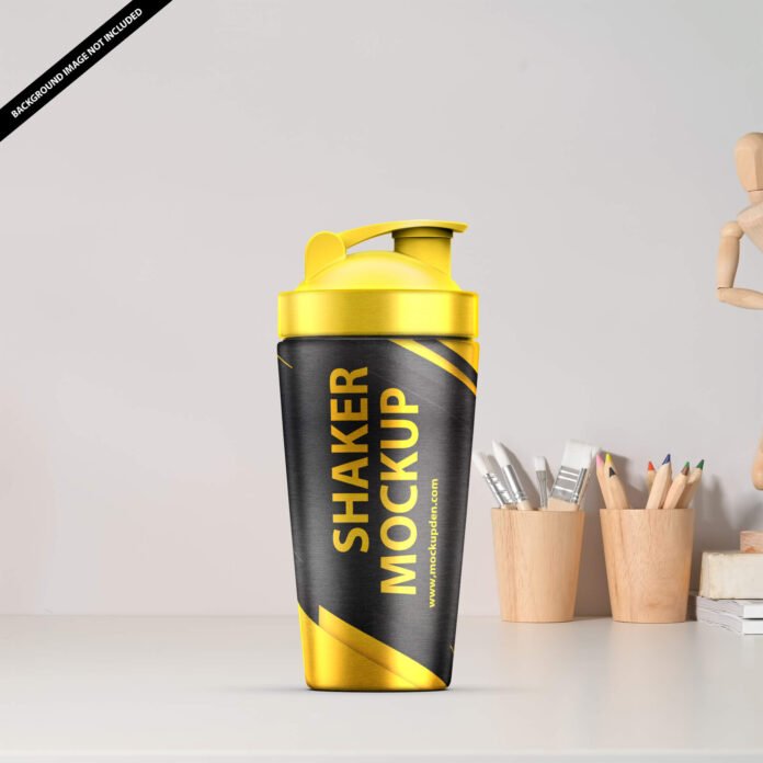 35+ Best Protein Shaker Mockup PSD Template Free &amp; Premium