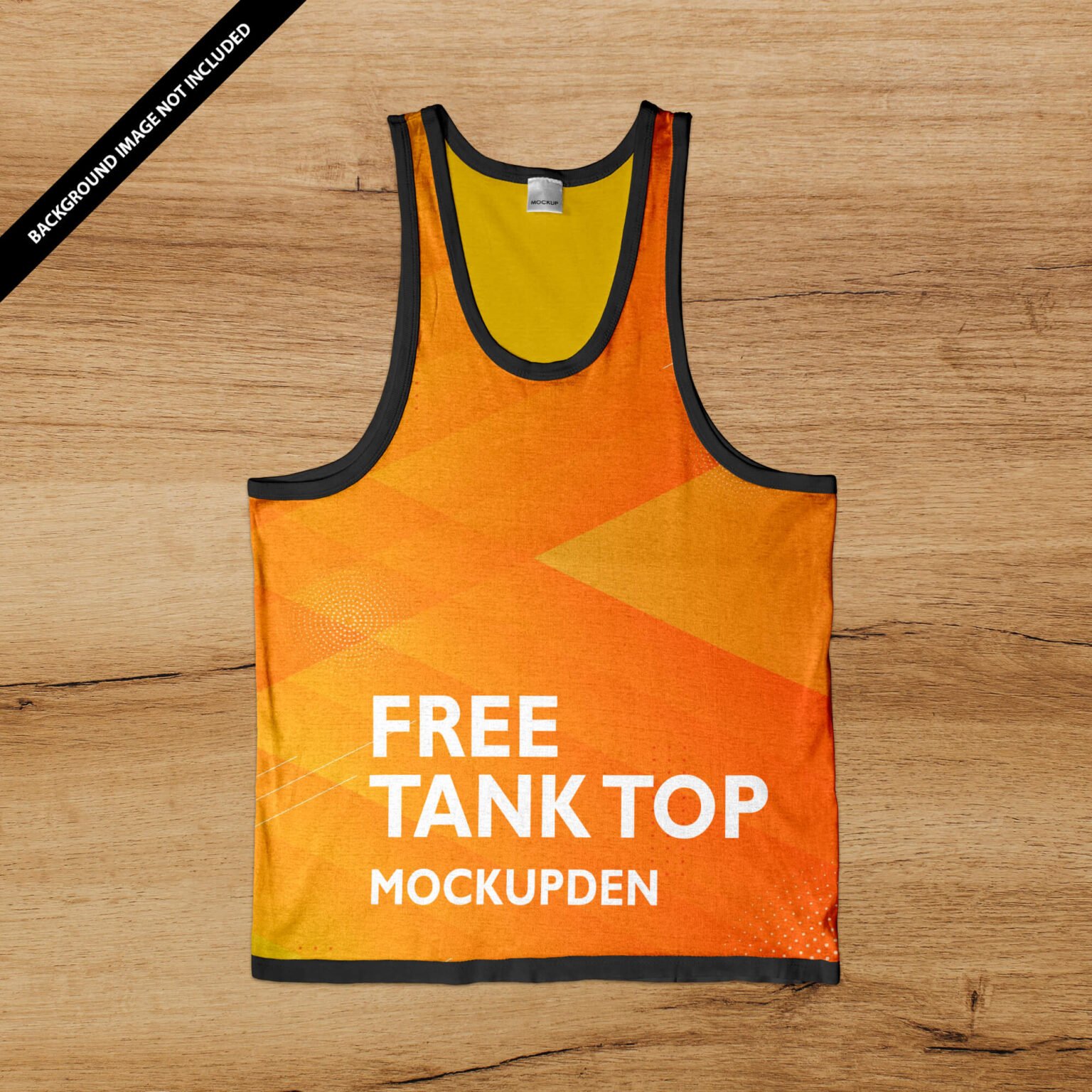 Download Free Tank Top Template Mockup PSD - Mockup Den