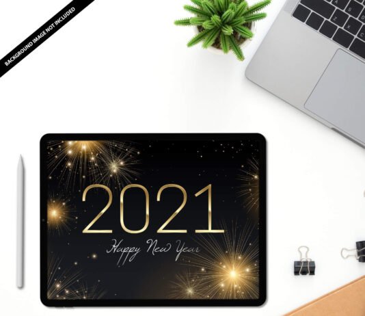 Free iPad Pro Mockup PSD Template