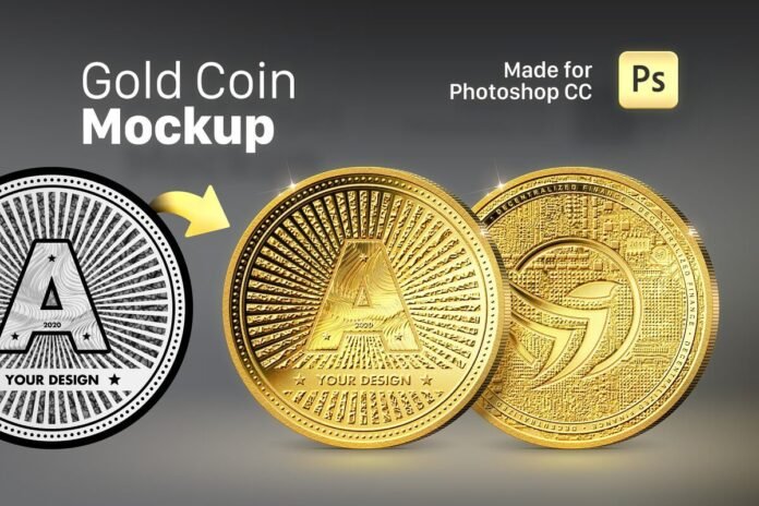Download 17+ Authentic Coin Mockup PSD Templates - Mockup Den