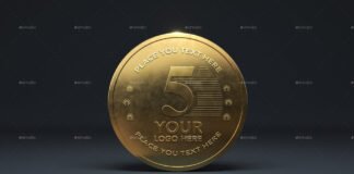 Gold Coin Mockups