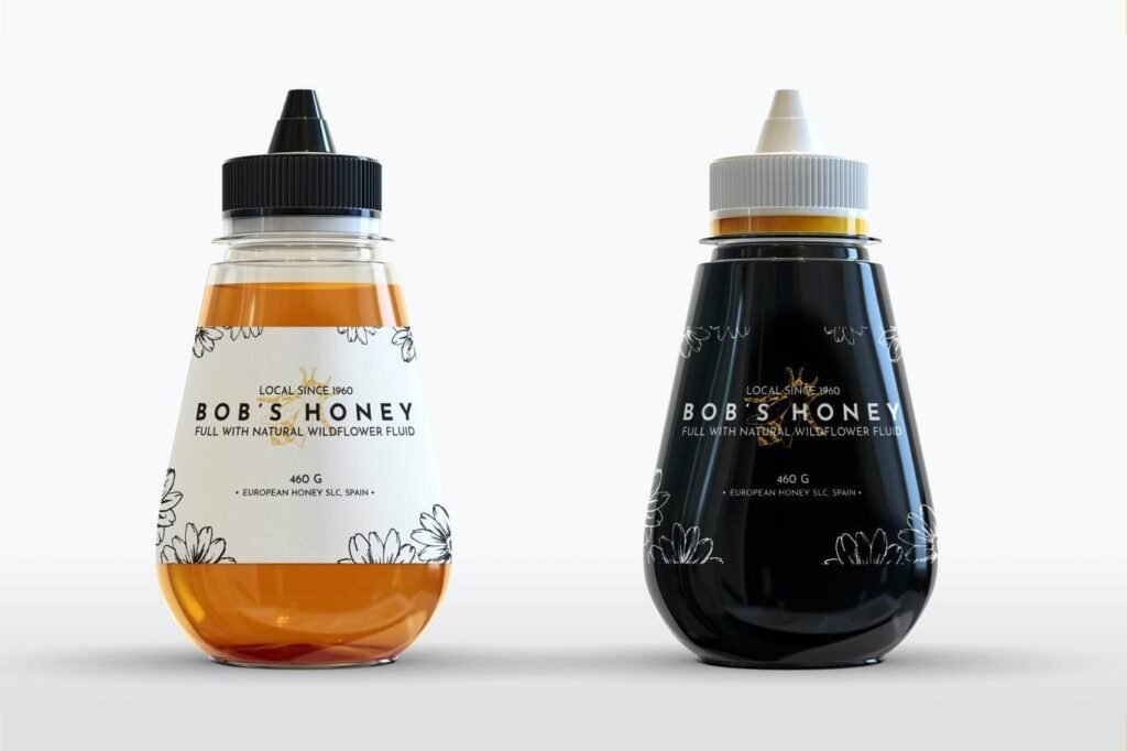 Download 20+ Beautiful Honey Bottle Mockup PSD Templates - Mockup Den