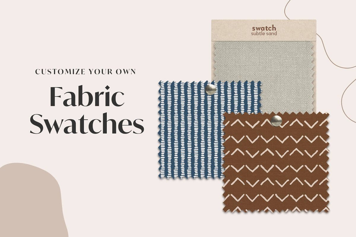 Real Fabric Swatch Mockups