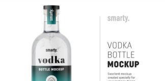 Vodka Bottle Mockup (2)
