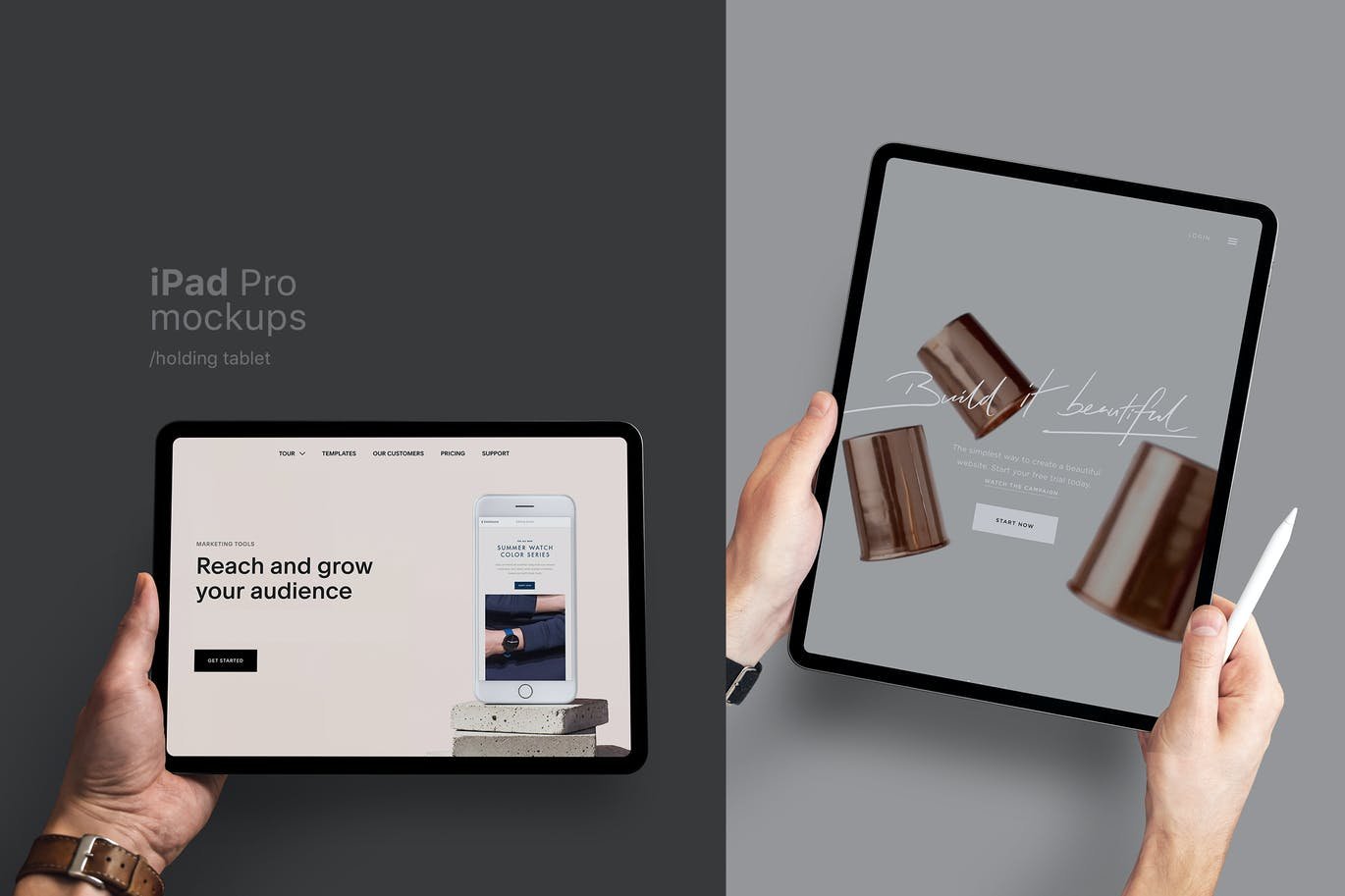 Download 22 New Trendy Ipad Pro Mockup Psd Templates Free Downlad