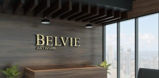 3d logo mockup on exotic wooden wall Premium Psd