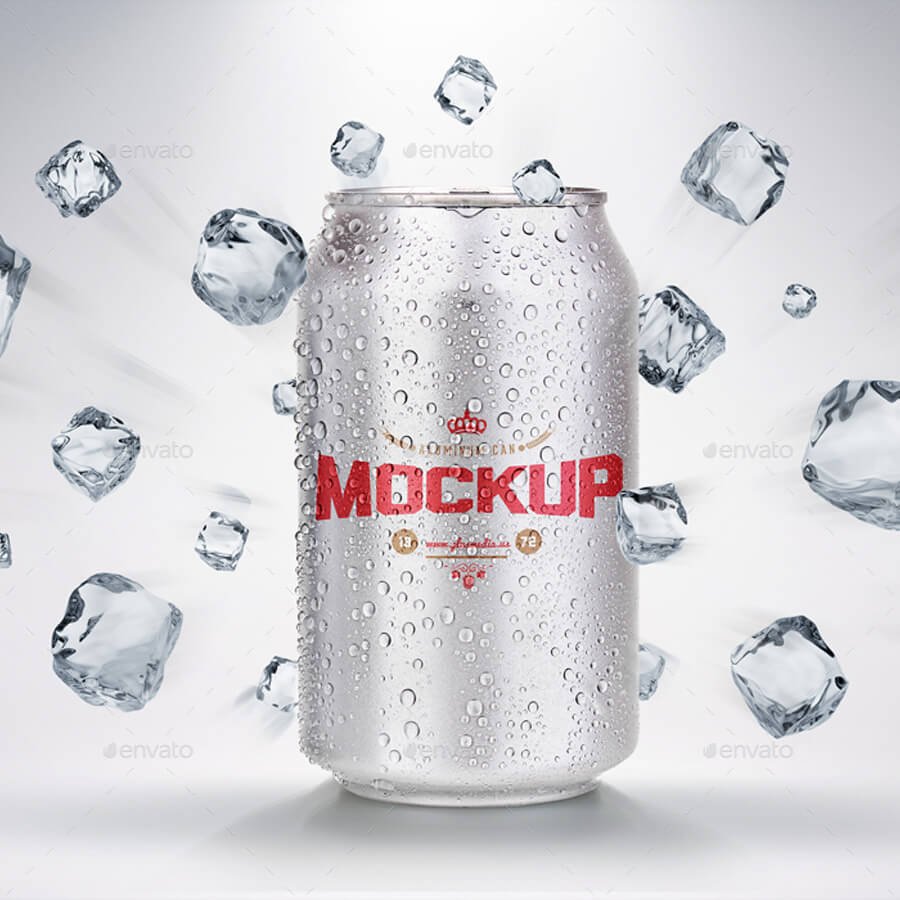 Aluminium Can Mock-Up