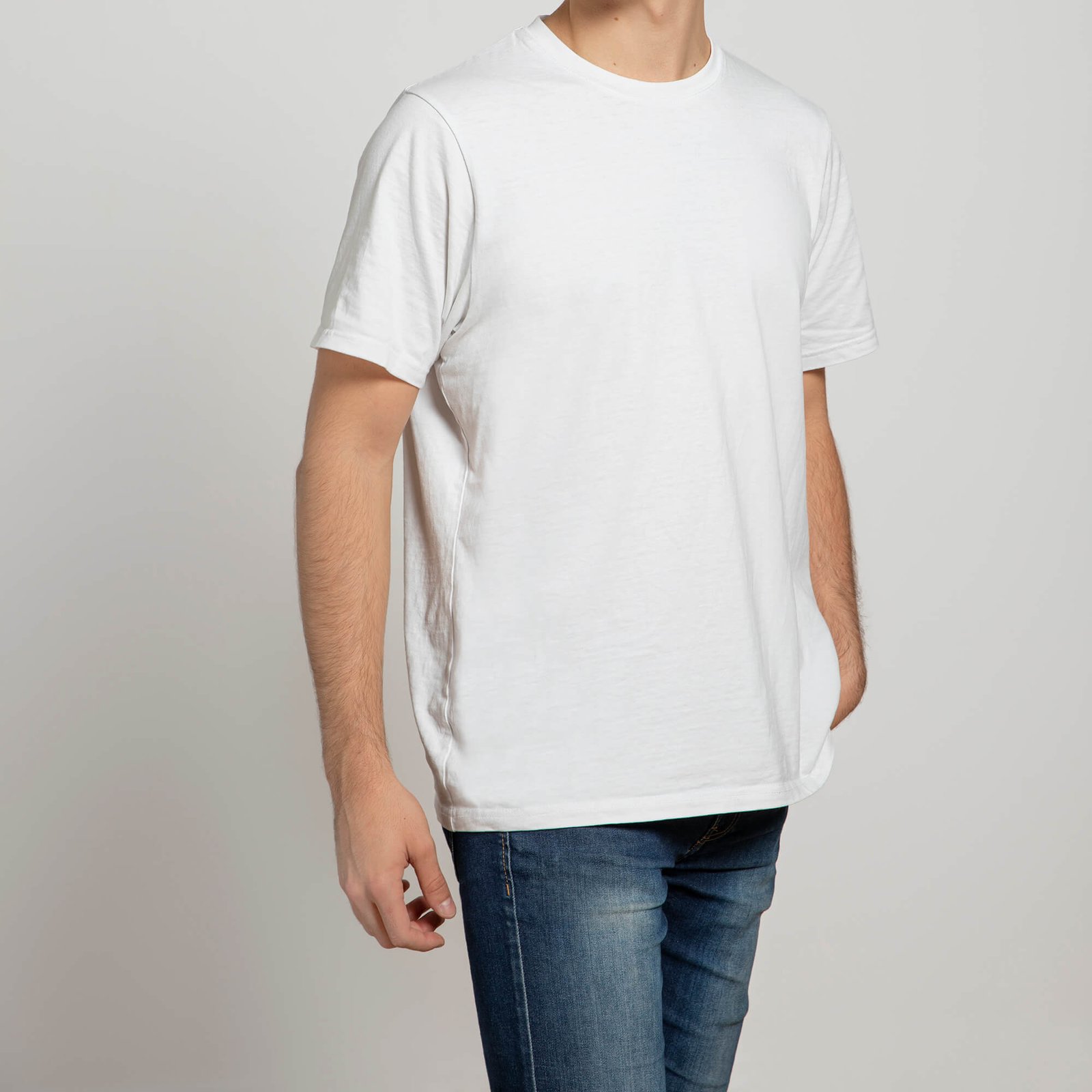 Blank Free T Shirt Mockup Model PSD Template