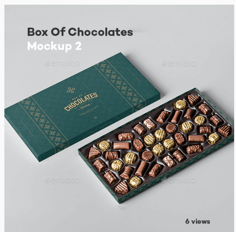 Box Of Chocolates Mock-up