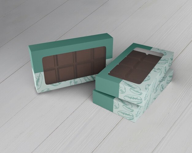 Box of chocolate design mock-up Free Psd (1)