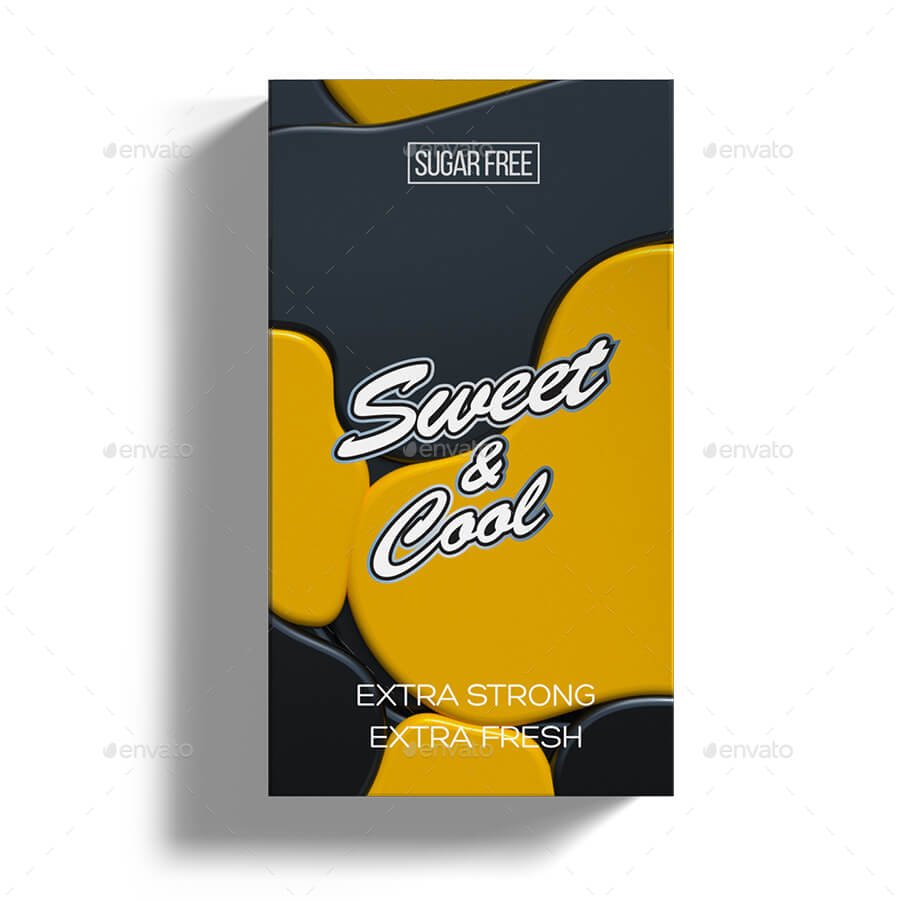 Candy Box Package Mock-Up