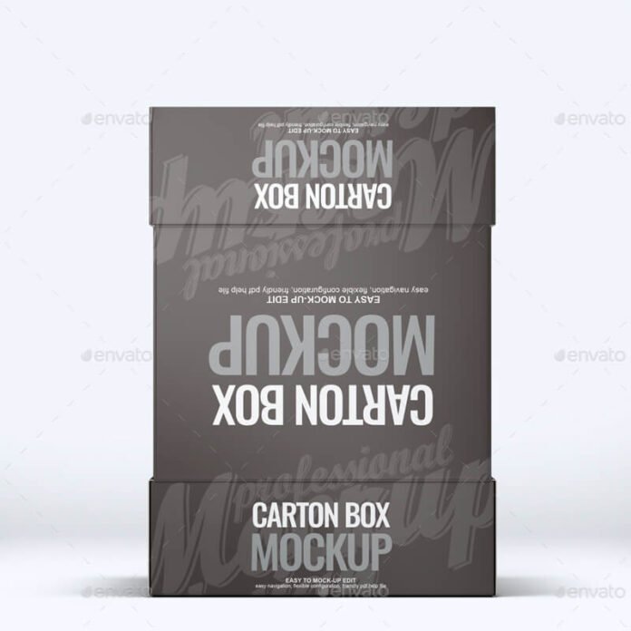 Download 15+ Best FREE Carton Box Mockup PSD Templates - Mockup Den