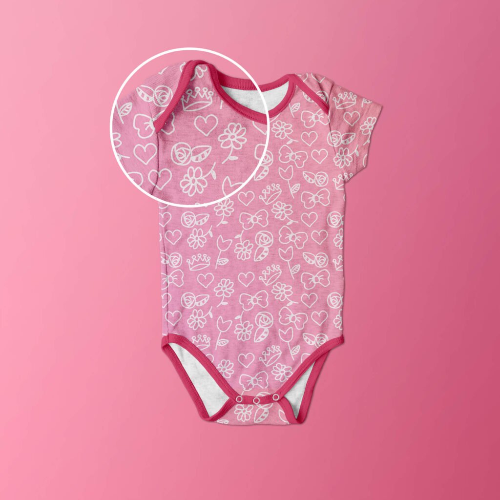 Download 20+ Cute Baby Clothes Mockup Onesie / Bodysuit PSD Template