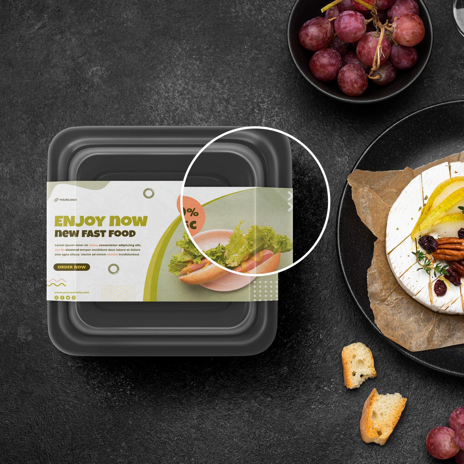 Download 22 Cool Food Container Mockup Psd Templates For Packaging