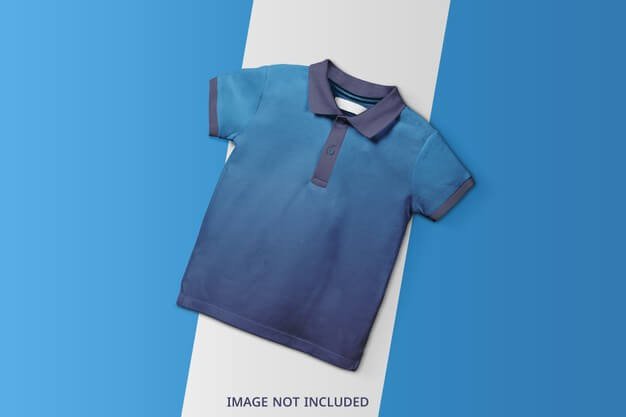 Close up on baby t shirt mockup isolated Premium Psd