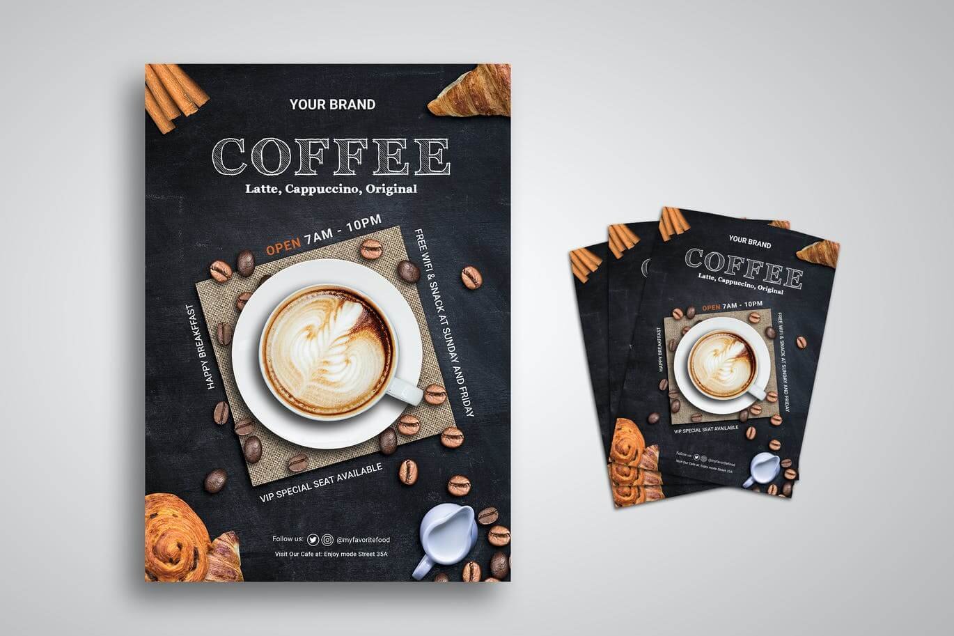 Download 27+ Unique Coffee Shop Mockup PSD Templates - Mockup Den