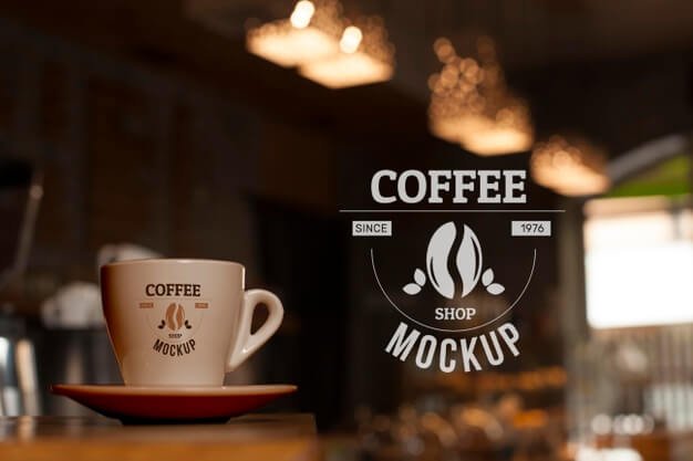 27+ Unique Coffee Shop Mockup PSD Templates - Mockup Den