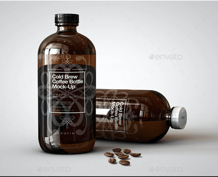 Cold Brew Coffee Bottle Mock-Up (1)