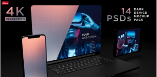 DARK - Responsive Screen Mockup Pack