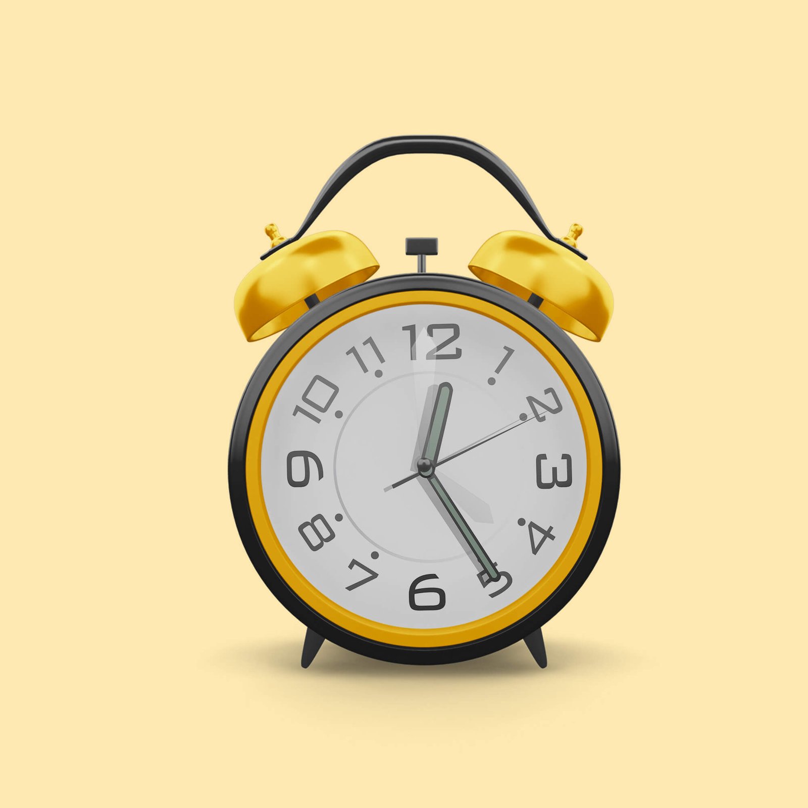Design Free Alarm Clock Mockup PSD Template