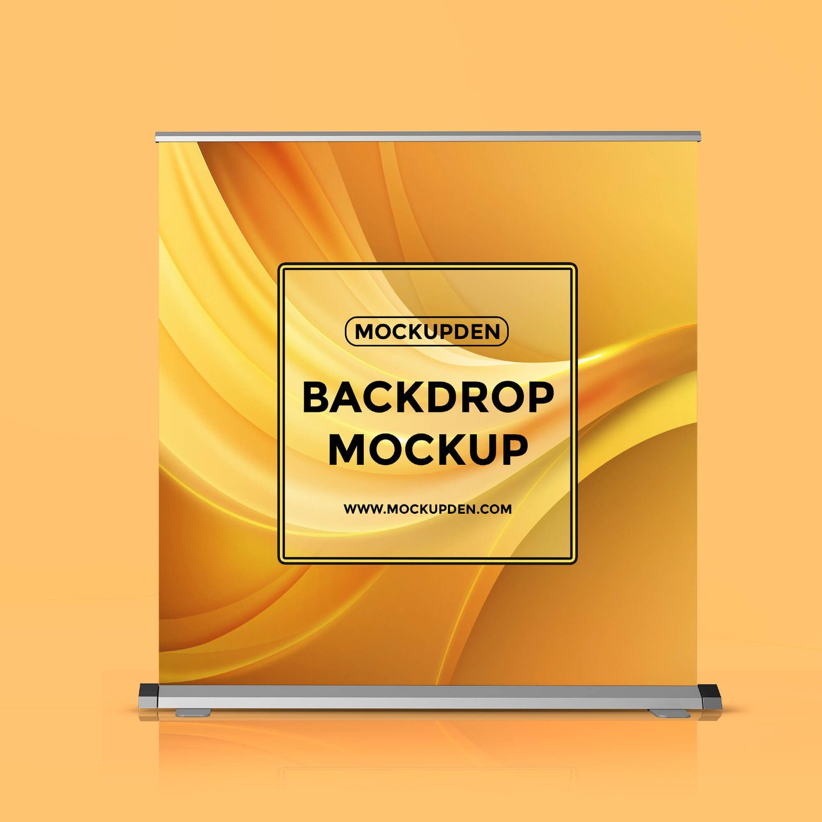 Design Free Backdrop Mockup PSD Template