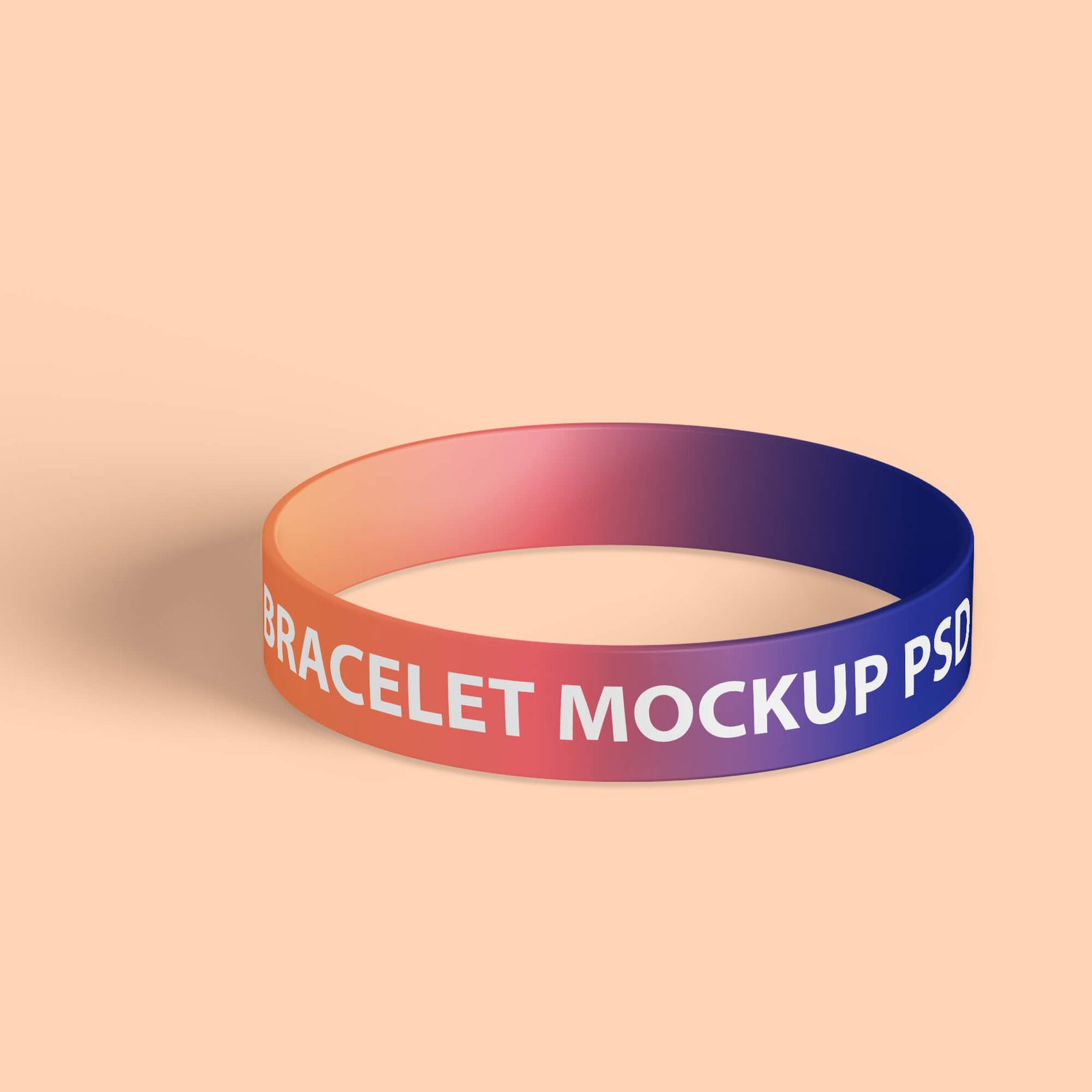 Design Free Bracelet mockup PSD Template