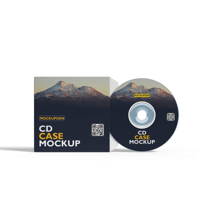 Free CD Case Mockup PSD Template Mockup Den