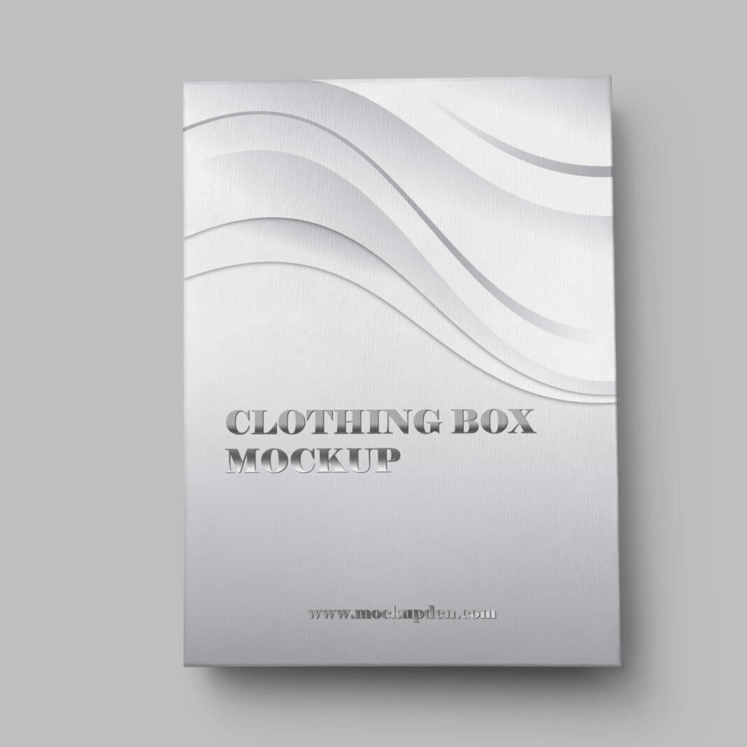 Download Free Clothing Box Mockup PSD Template - Mockup Den