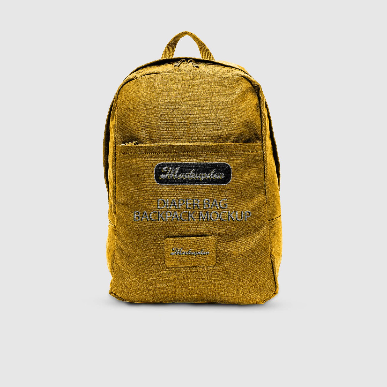 Design Free Diaper Bag Backpack Mockup PSD Template