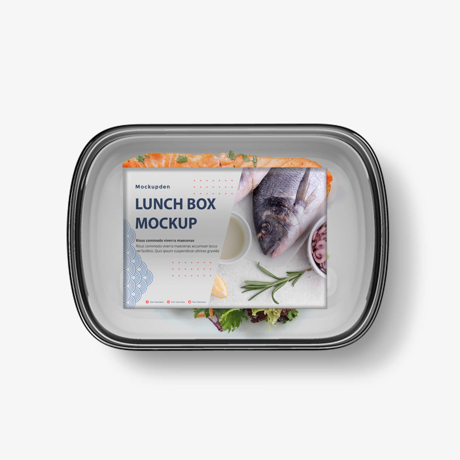 Free Lunch Box Mockup PSD Template - Mockup Den