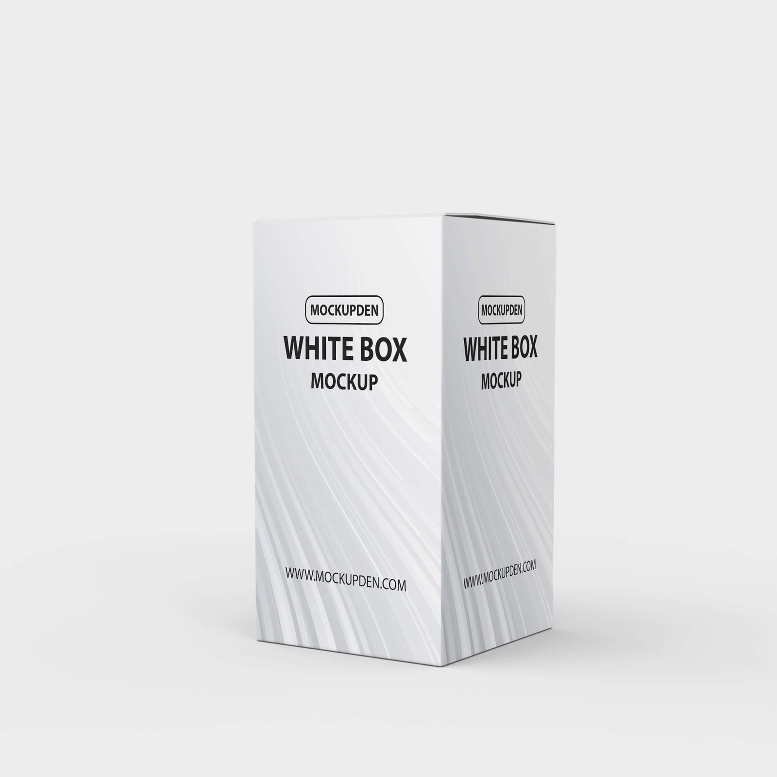 Design Free White Box Mockup PSD Template