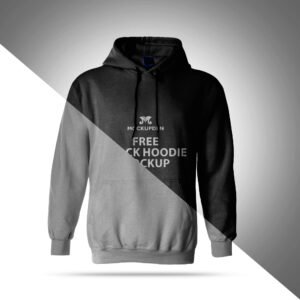 Download Free Black Hoodie Mockup PSD Template - Mockup Den