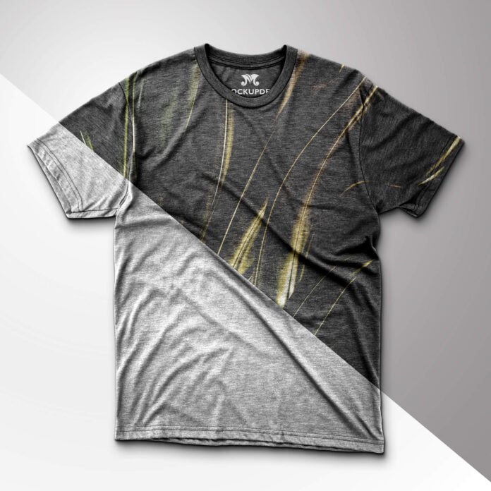 Free Black Tee Mockup PSD Template - Mockup Den