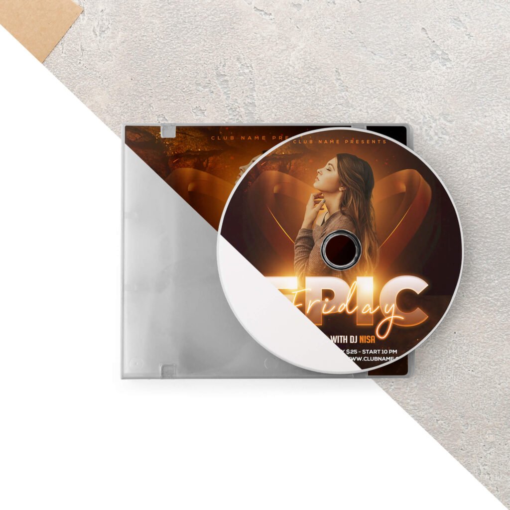 20  Best Free CD Cover Mockup PSD Template Mockup Den