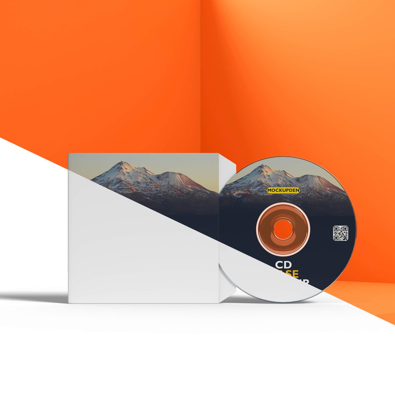 Editable Free CD Case Mockup PSD Template