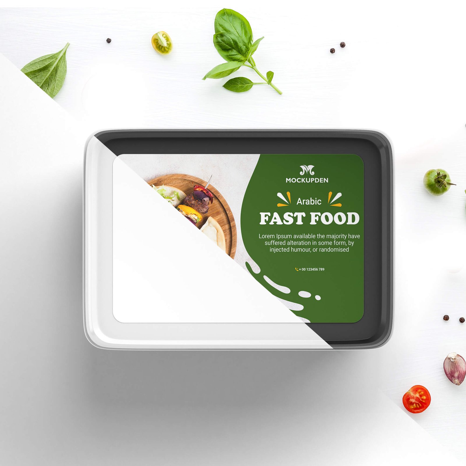 Editable Free Food Box Mockup PSD Template