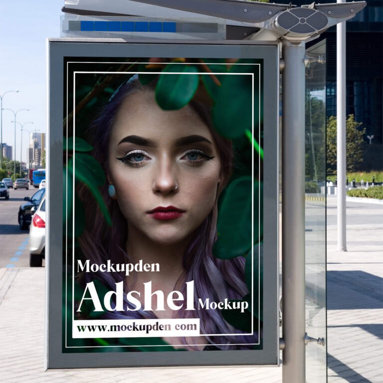 Free Adshel Mockup PSD Template