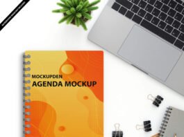 Free Agenda Mockup PSD Template (1)