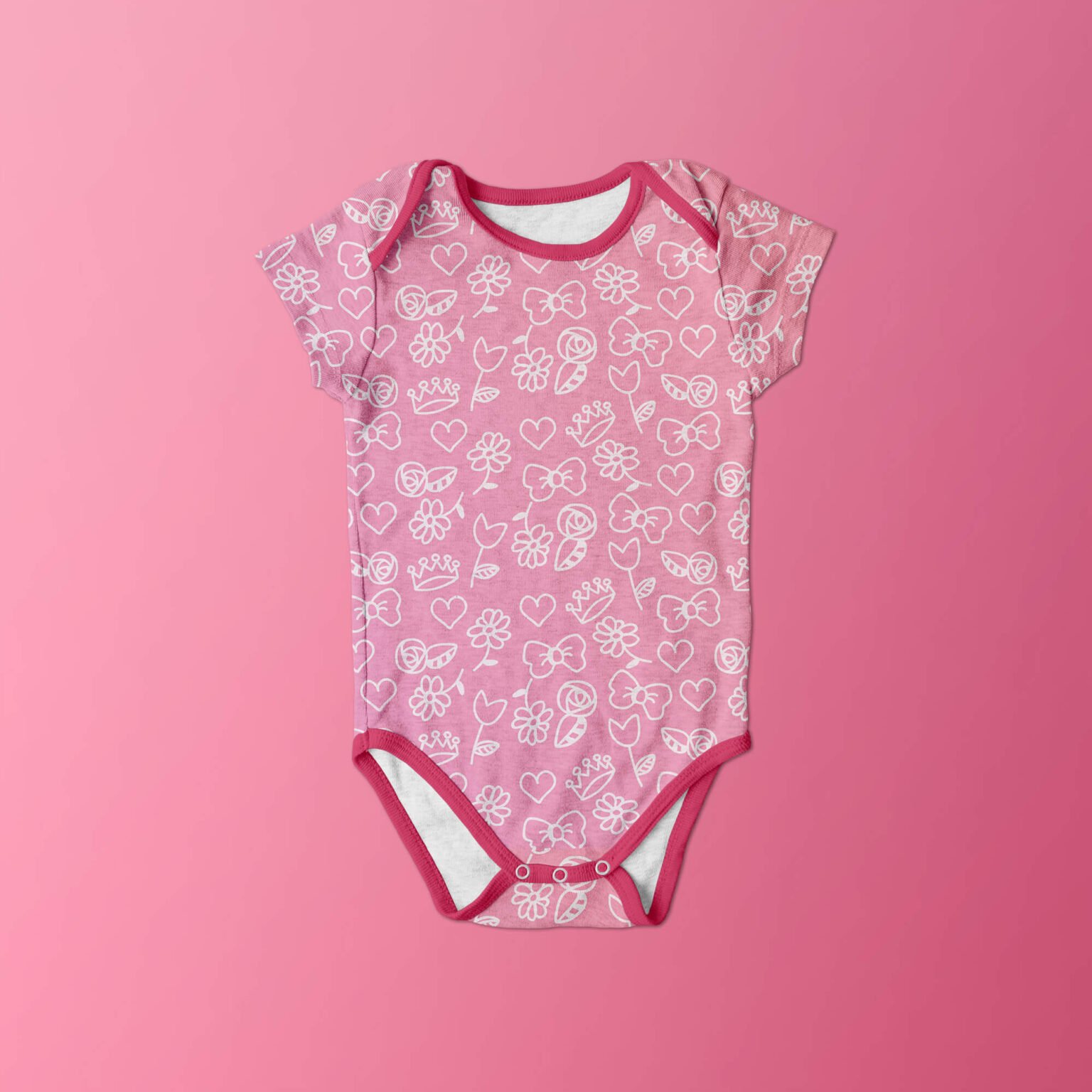 Download Free Baby Clothes Mockup PSD Template - Mockup Den