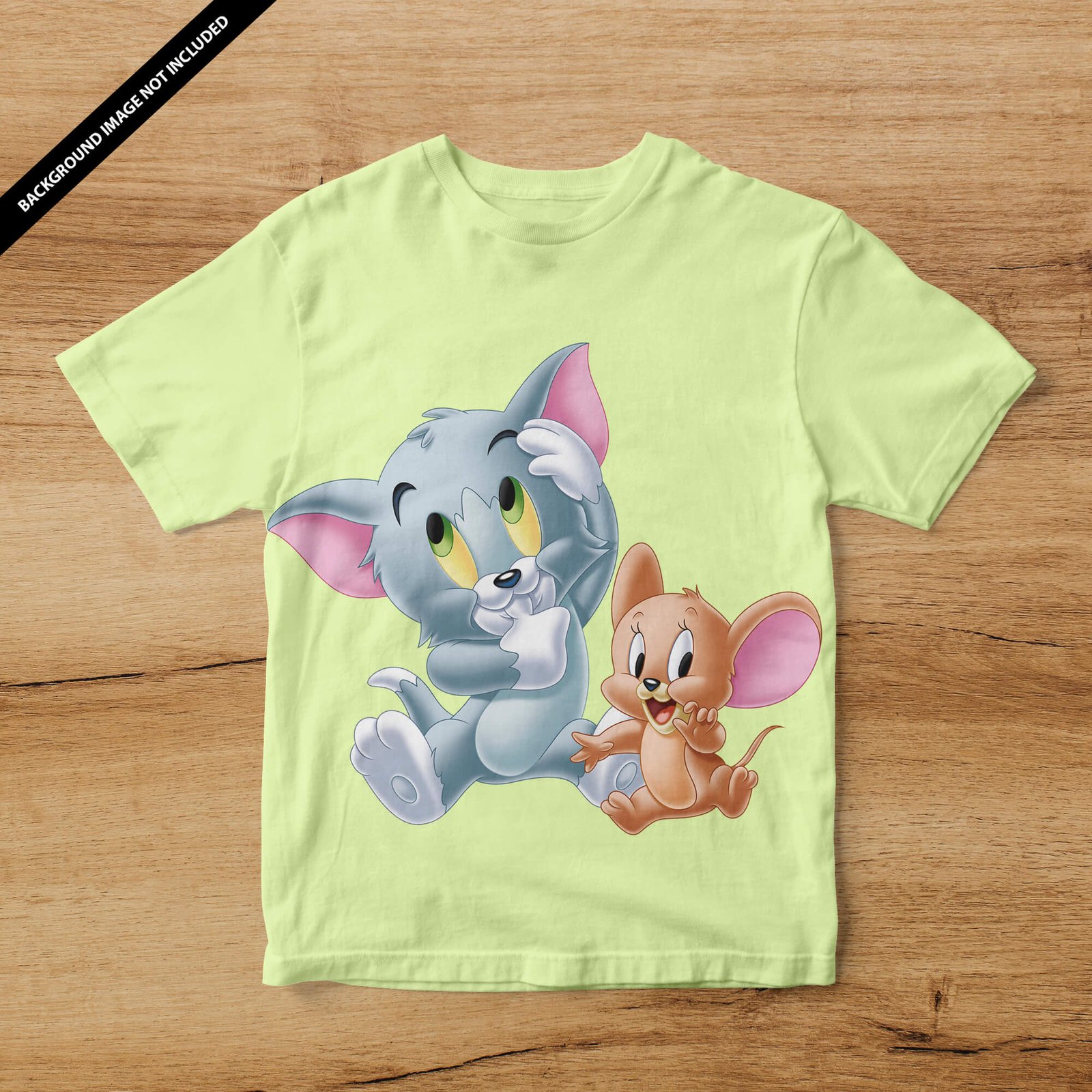 Download Free Cartoon Baby T Shirt Mockup PSD Template - Mockup Den