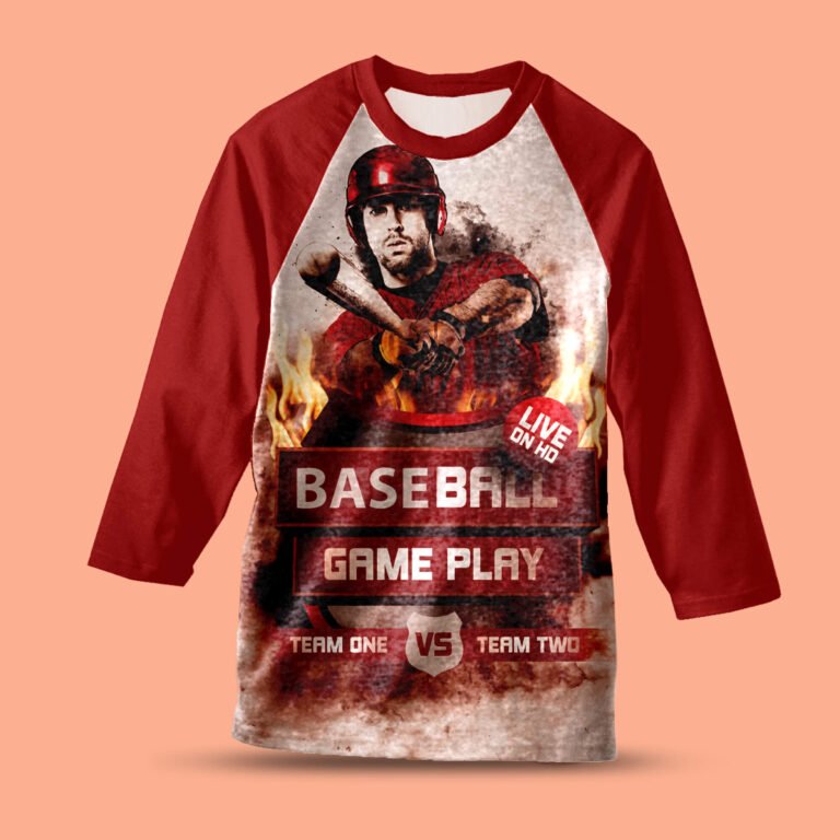 Free Baseball Tee Mockup PSD Template