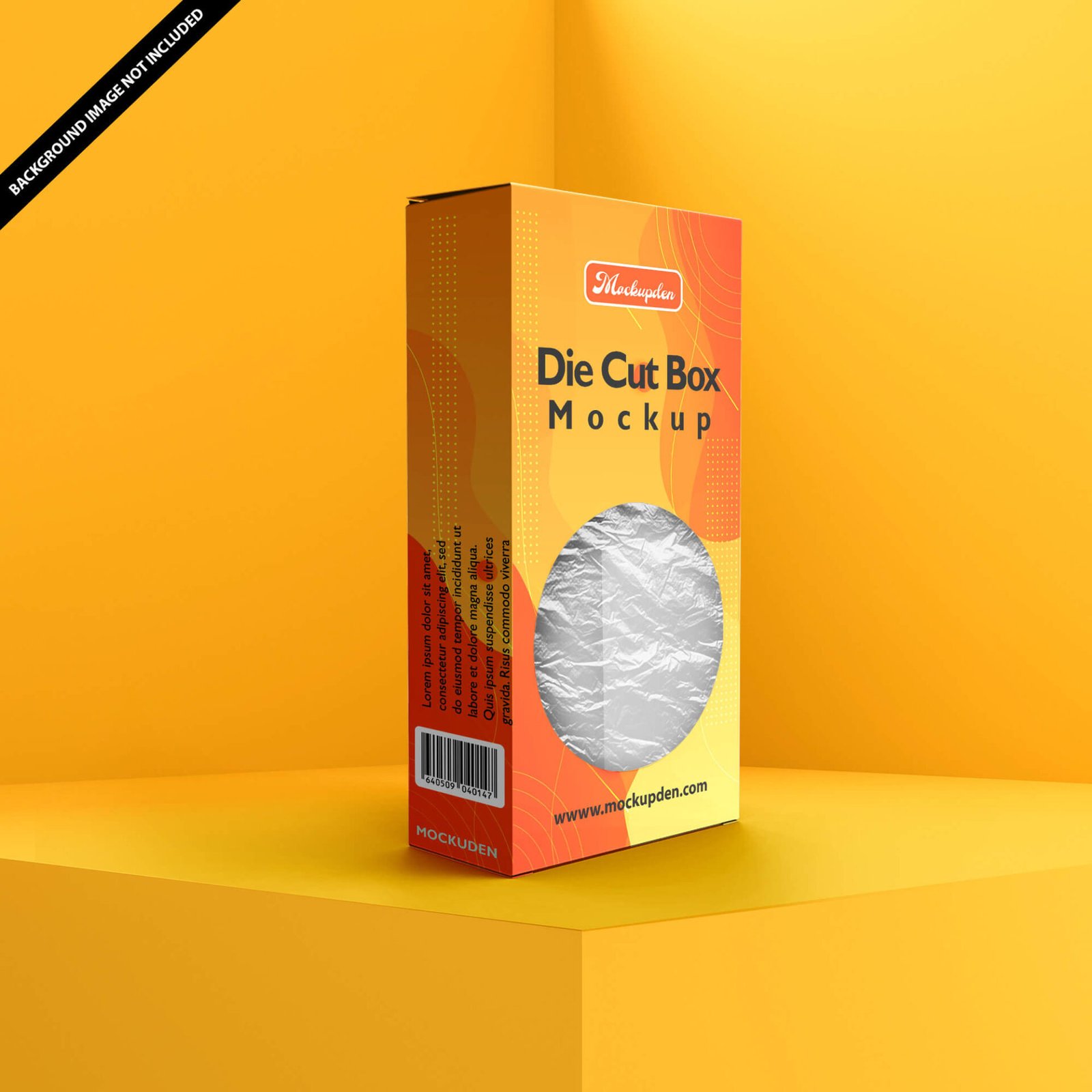 Free Die Cut Box Mockup PSD Template - Mockup Den