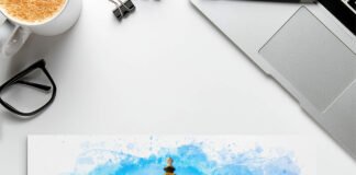 Free Drawing Mockup PSD Template