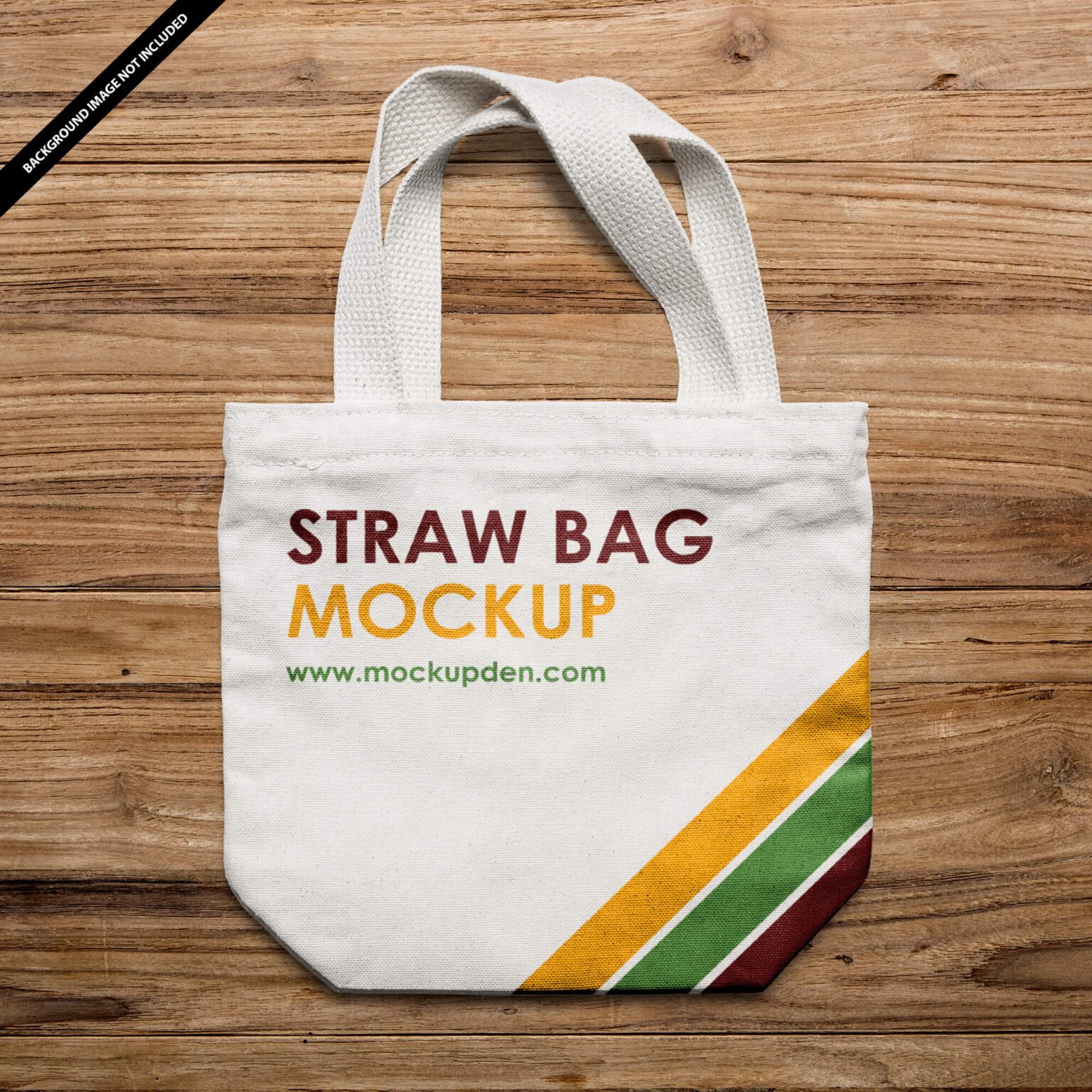 Download Free Straw Bag Mockup PSD Template - Mockup Den