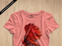 Free Woman Crop Top Mockup PSD Template