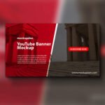 Free YouTube Banner Mockup PSD Template