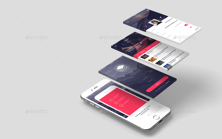 Download 22 Best Free Application Mockup Psd Templates Mockup Den