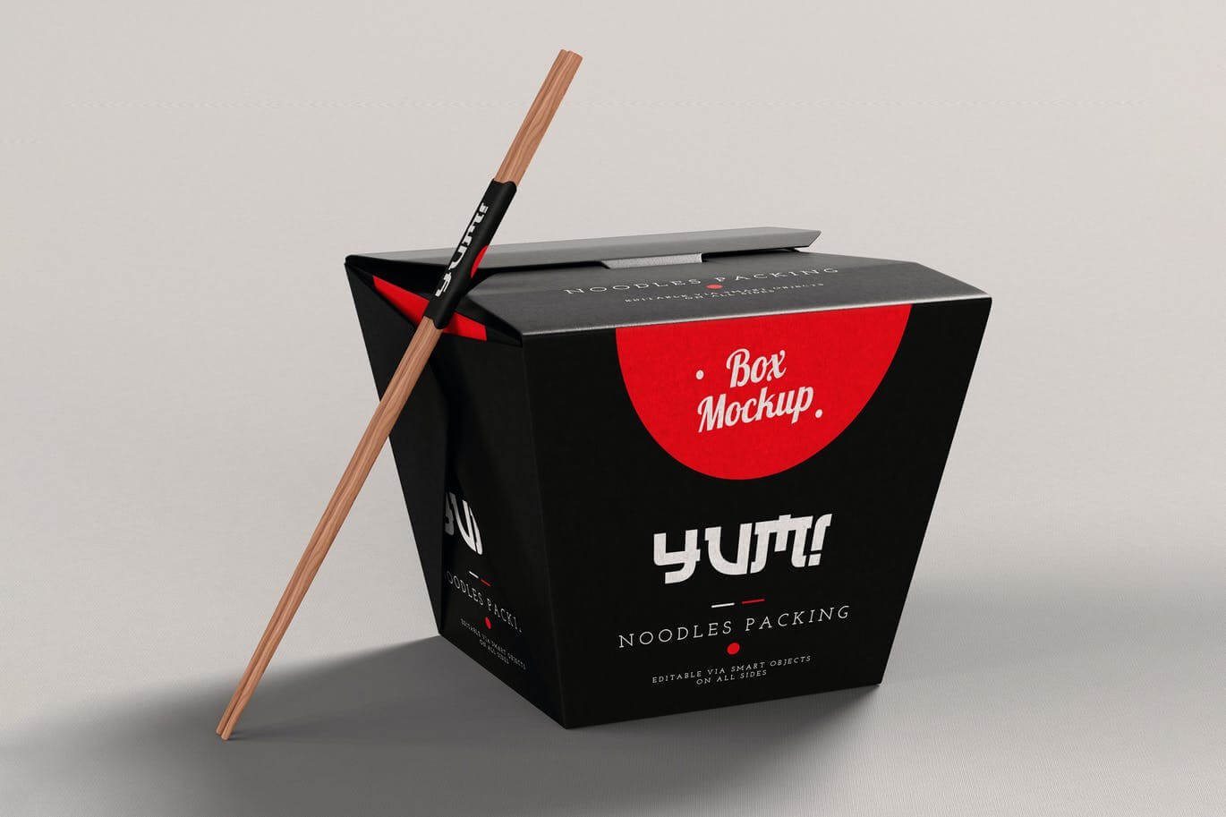 Noodles Pack Box Mock-Up