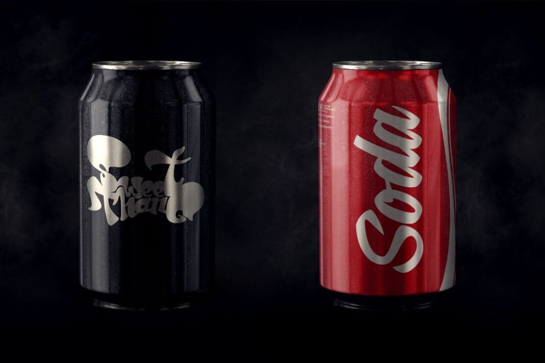 25+ Best FREE Aluminium Can Mockup PSD Templates